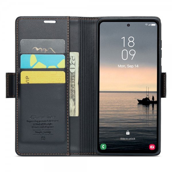 CaseMe Samsung Galaxy S23 FE Etui 023 Series Svart