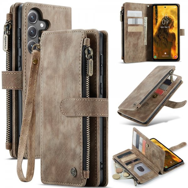 CaseMe Samsung Galaxy S23 FE Etui C30 Series Brun