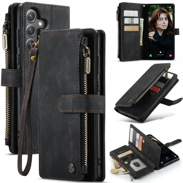 CaseMe Samsung Galaxy S23 FE Etui C30 Series Svart