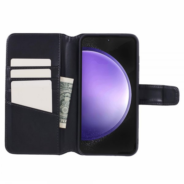 Nordic Covers Samsung Galaxy S23 FE Etui Essential Leather Raven Black