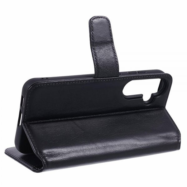 Nordic Covers Samsung Galaxy S23 FE Etui Essential Leather Raven Black