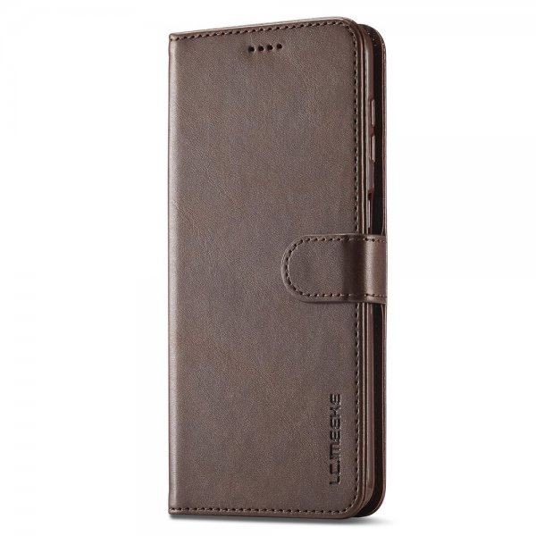Lc.Imeeke Samsung Galaxy S23 FE Etui med Kortlomme stativfunksjon Brun