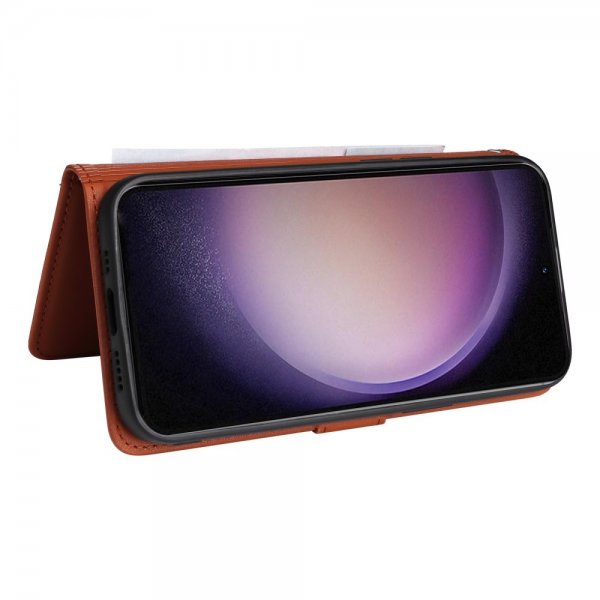 Betopnice Samsung Galaxy S23 FE Etui Avtagbart Deksel 005 Brun