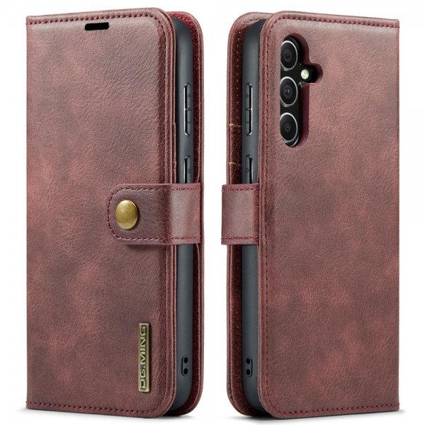 Dg.Ming Samsung Galaxy S23 FE Etui Avtagbart Deksel Rød