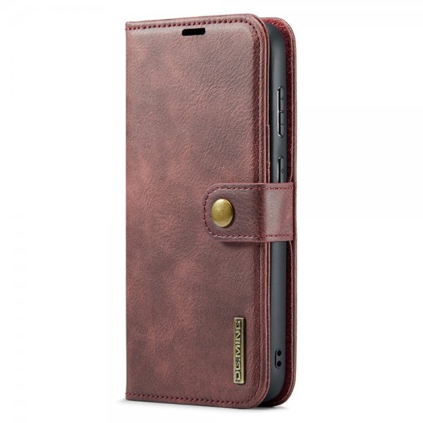 Dg.Ming Samsung Galaxy S23 FE Etui Avtagbart Deksel Rød