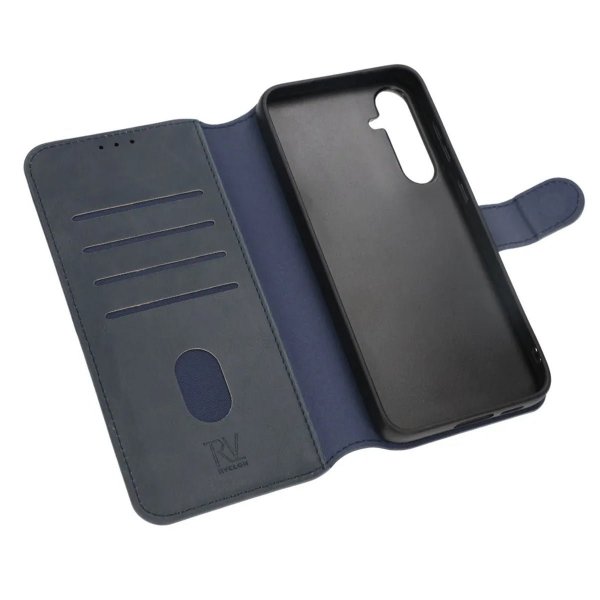Rvelon Samsung Galaxy S23 FE Etui Detachable Wallet Case Blå