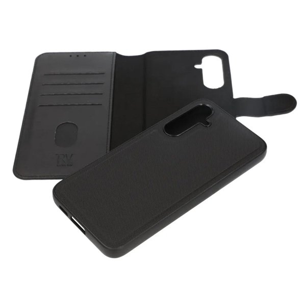 Rvelon Samsung Galaxy S23 FE Etui Detachable Wallet Case Svart