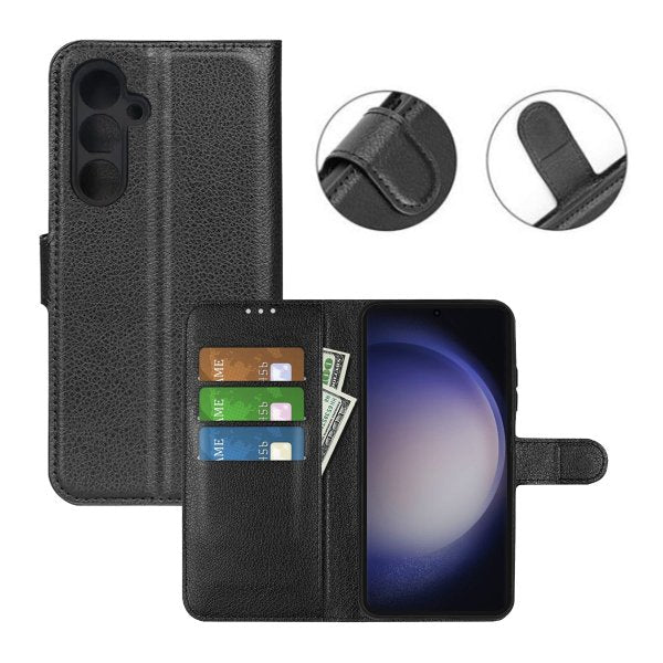 Samsung Galaxy S23 FE Etui med Stativ Svart