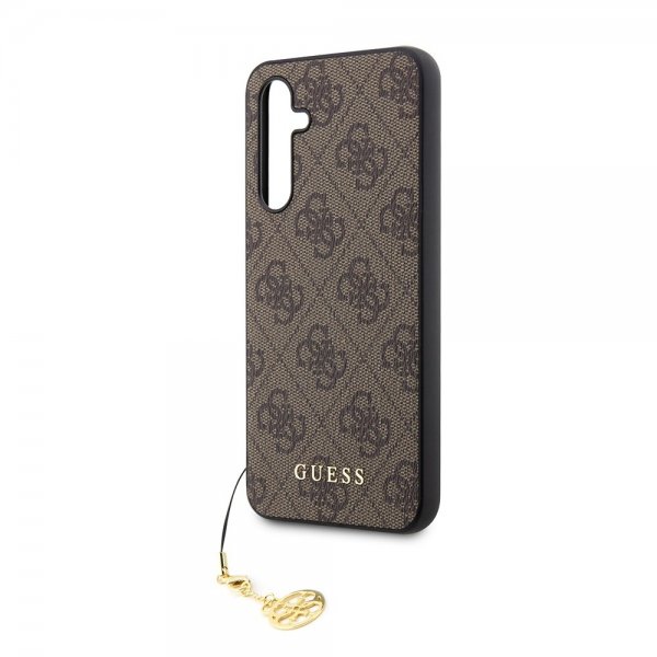 Guess Samsung Galaxy S23 FE Deksel 4G Charm Brun