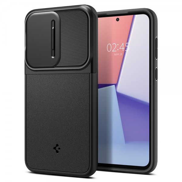 Spigen Samsung Galaxy S23 FE Deksel Optik Armor Svart