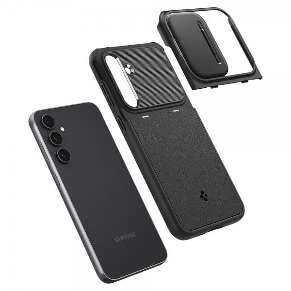Spigen Samsung Galaxy S23 FE Deksel Optik Armor Svart