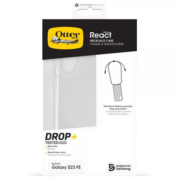 Otterbox Samsung Galaxy S23 FE Deksel React Necklace Clear
