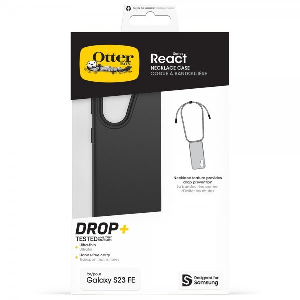 Otterbox Samsung Galaxy S23 FE Deksel React Necklace Svart