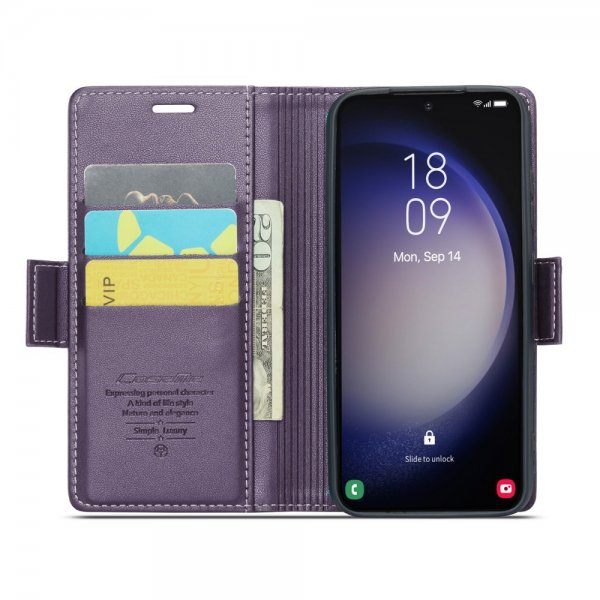 CaseMe Samsung Galaxy S23 Etui 023 Series Lilla