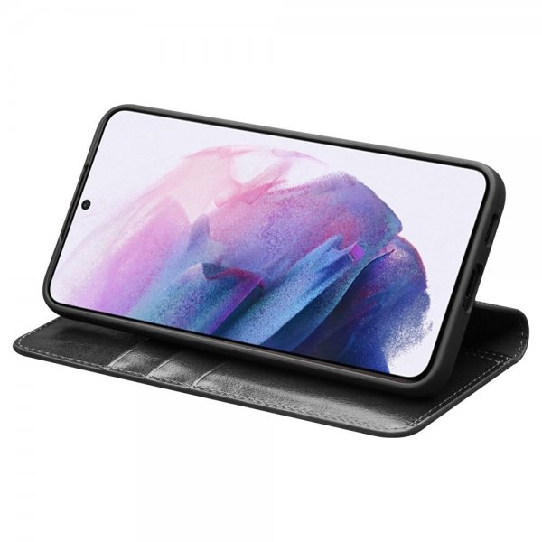 Qialino Samsung Galaxy S23 Etui Svart