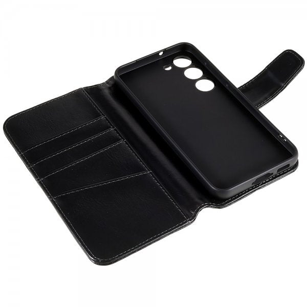 Nordic Covers Samsung Galaxy S23 Etui Essential Leather Raven Black