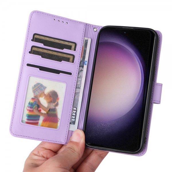 Betopnice Samsung Galaxy S23 Etui Avtagbart Deksel 005 Lilla