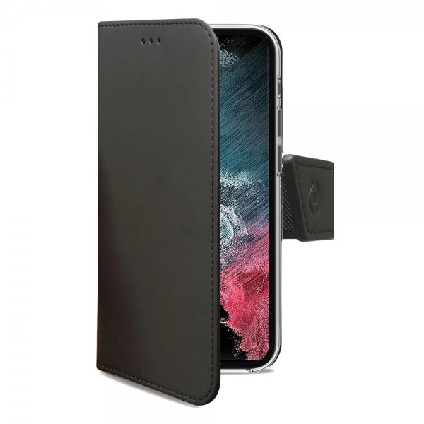 Celly Samsung Galaxy S23 Etui Wally Wallet Case Svart