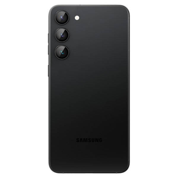 Spigen Samsung Galaxy S23/S23 Plus/S24 Kamerabeskytter GLAS.tR EZ Fit Optik Pro 2-pack Svart