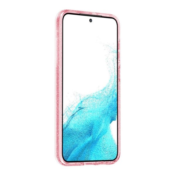 Samsung Galaxy S23 Deksel Glitter MagSafe Rosa