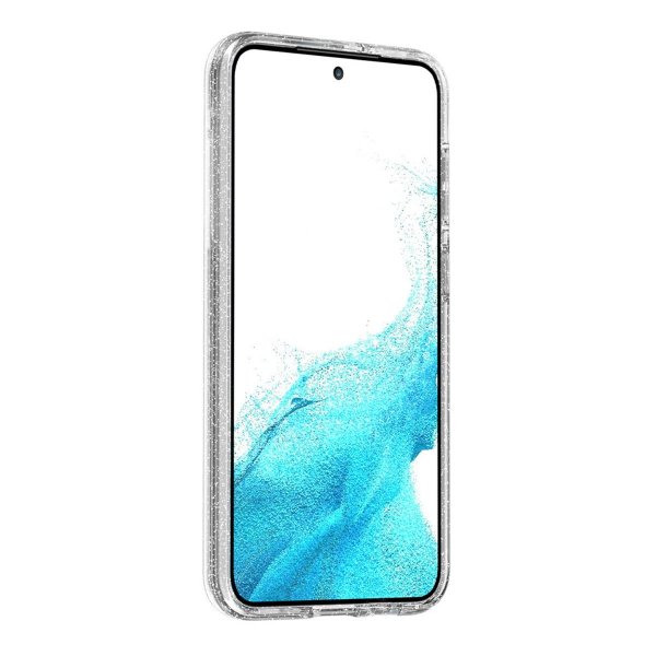 Samsung Galaxy S23 Deksel Glitter MagSafe Transparent