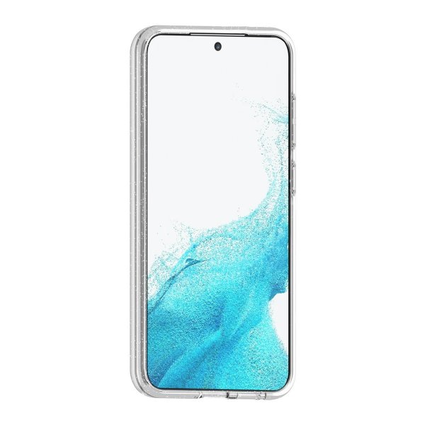 Samsung Galaxy S23 Deksel Glitter Støtsikker Transparent