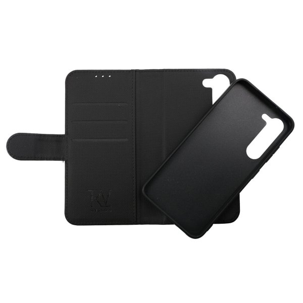 Rvelon Samsung Galaxy S23 Etui Detachable Wallet Case Svart