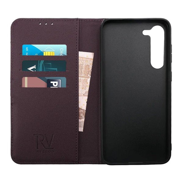 Rvelon Samsung Galaxy S23 Plus Etui Detachable Wallet Case Lilla