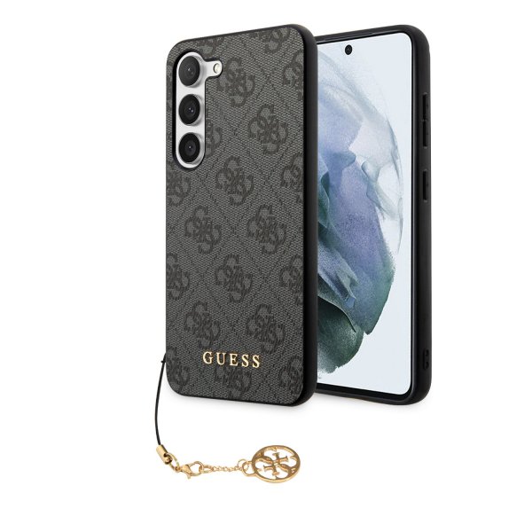 Guess Samsung Galaxy S23 Plus Deksel 4G Charms Grå