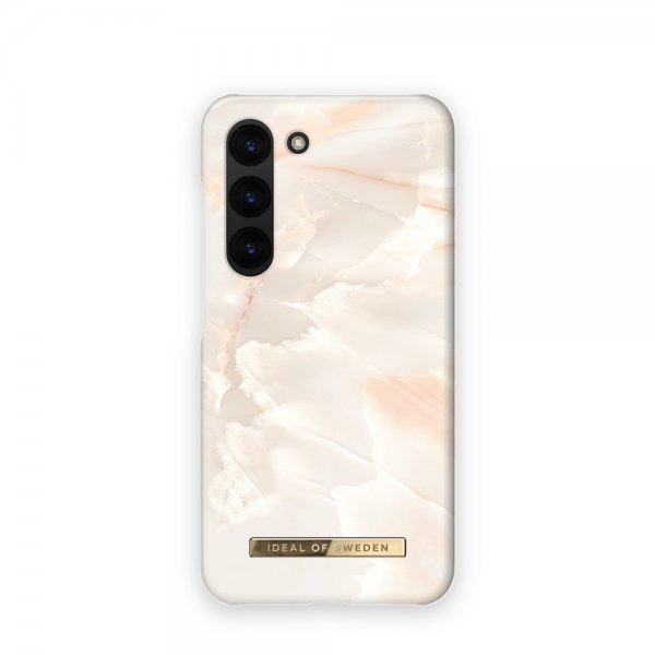 Ideal of Sweden Samsung Galaxy S23 Plus Deksel Fashion Case Rose Pearl Marble