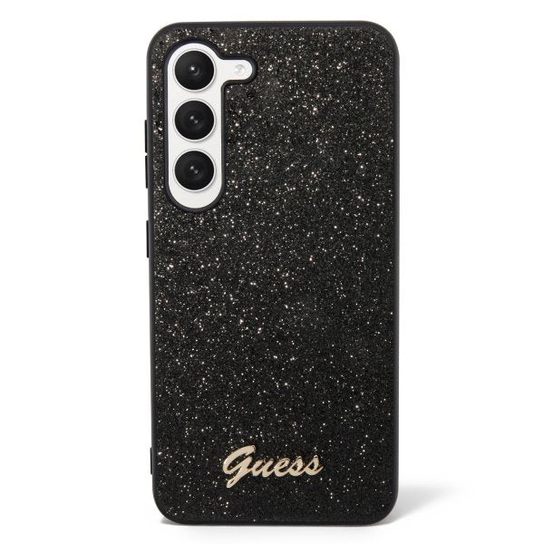 Guess Samsung Galaxy S23 Plus Deksel Fixed Glitter Case Svart