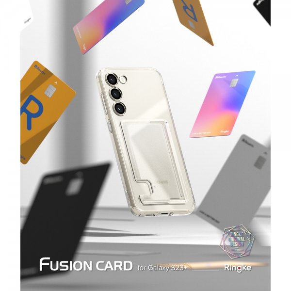 Ringke Samsung Galaxy S23 Plus Deksel Fusion Card Clear