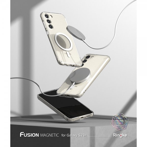 Ringke Samsung Galaxy S23 Plus Deksel Fusion Magnetic Matte Clear
