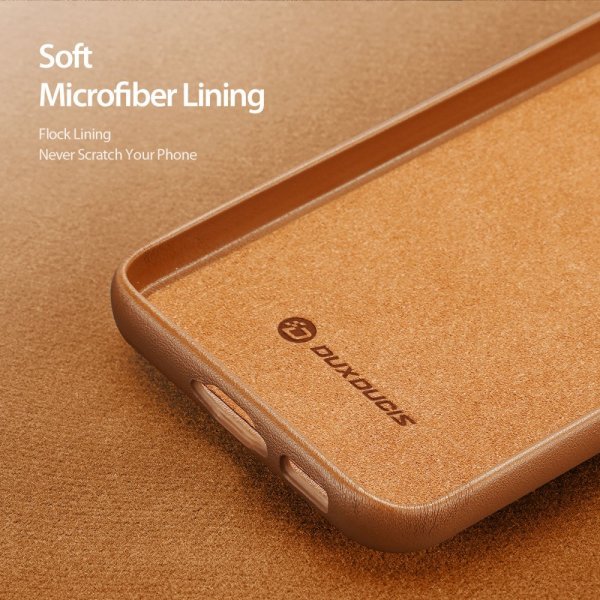 Dux Ducis Samsung Galaxy S23 Plus Deksel Grit Series Brun