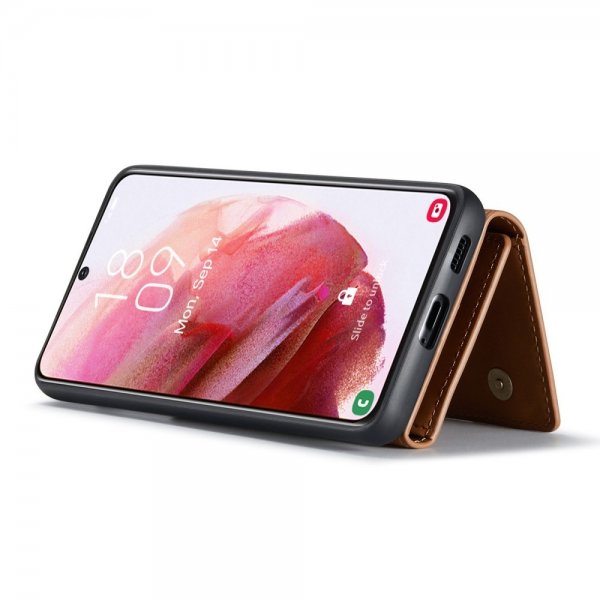 Dg.Ming Samsung Galaxy S23 Plus Deksel M1 Series Avtakbart Kortholder Brun
