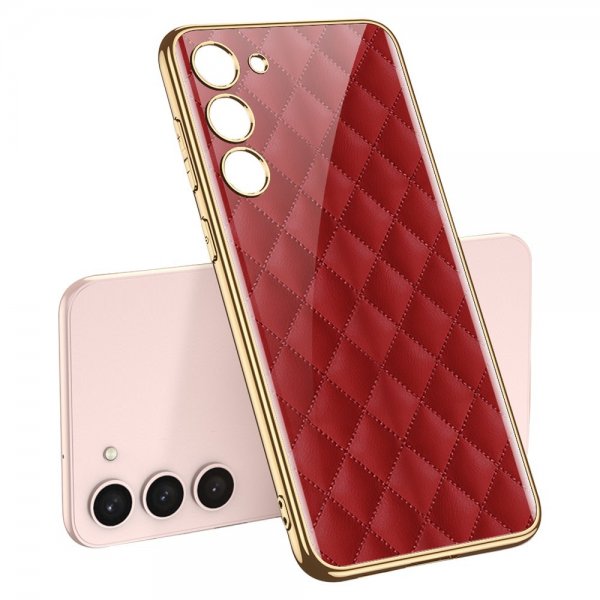 GKK Samsung Galaxy S23 Plus Deksel Motiv Røda Esker