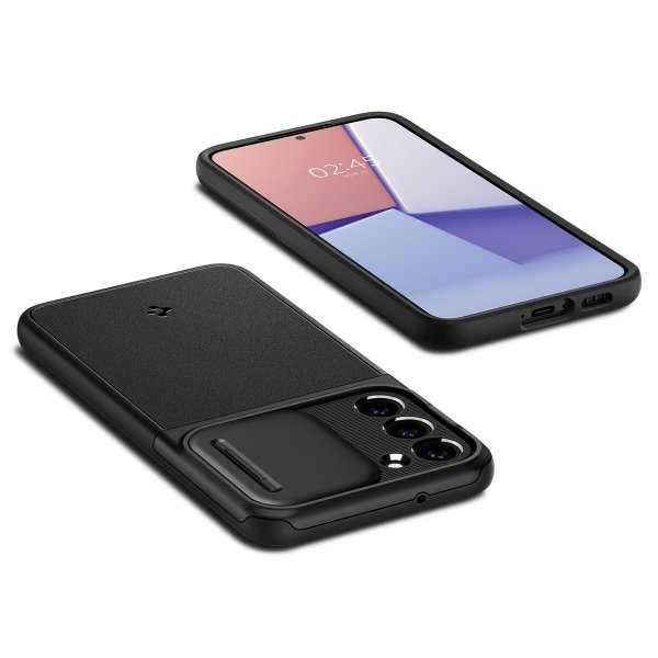 Spigen Samsung Galaxy S23 Plus Deksel Optik Armor Svart