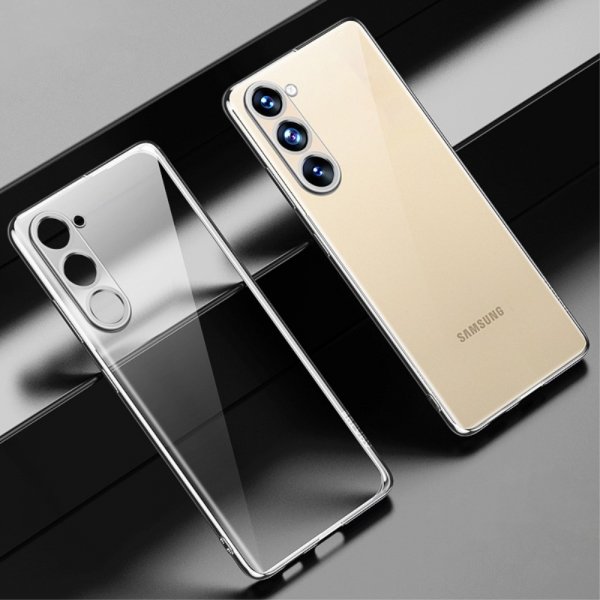 Sulada Samsung Galaxy S23 Plus Deksel Belagt Kant Sølv