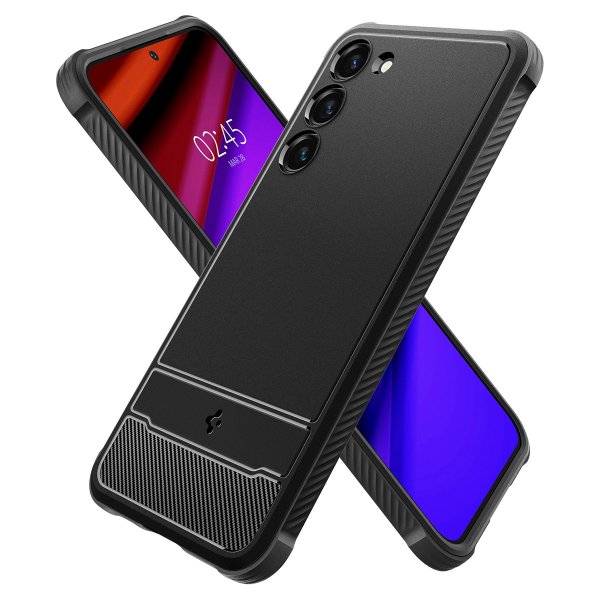Spigen Samsung Galaxy S23 Plus Deksel Rugged Armor Matte Black
