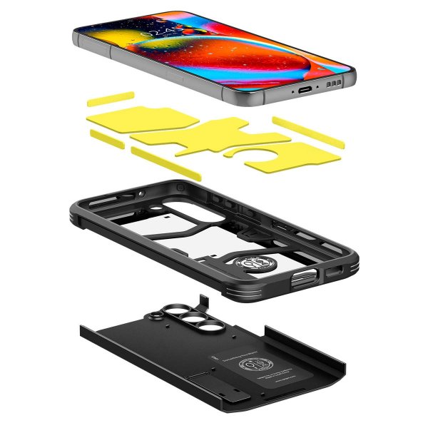 Spigen Samsung Galaxy S23 Plus Deksel Tough Armor Svart