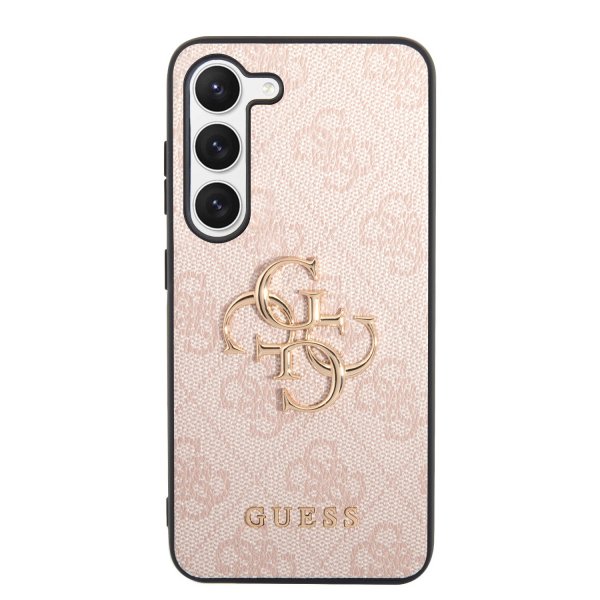 Guess Samsung Galaxy S23 Deksel 4G Logo Rosa