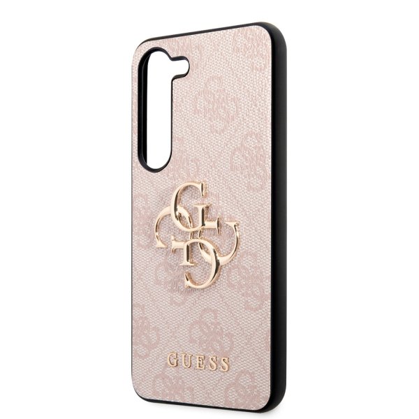 Guess Samsung Galaxy S23 Deksel 4G Logo Rosa