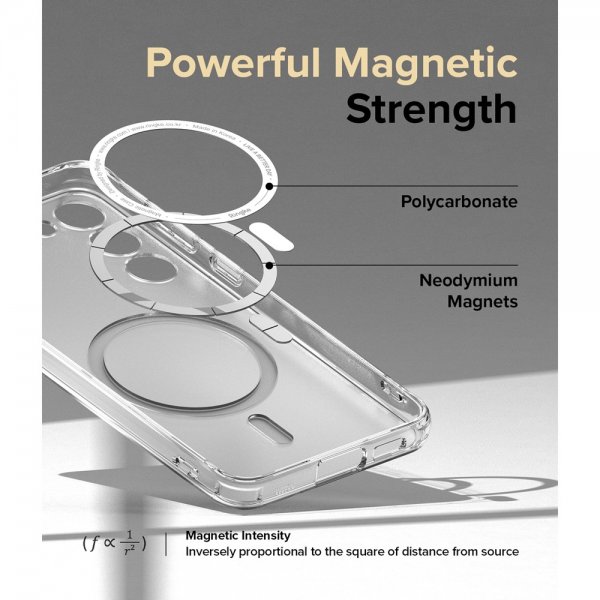 Ringke Samsung Galaxy S23 Deksel Fusion Magnetic Matte Clear