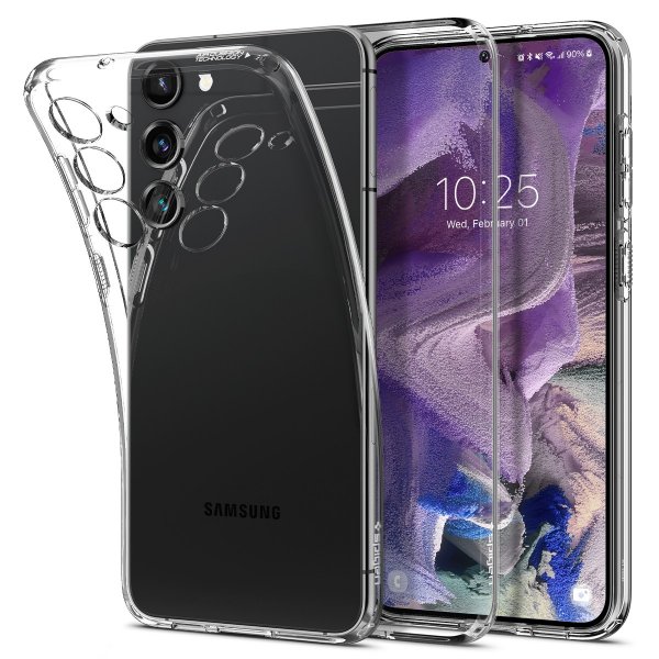 Spigen Samsung Galaxy S23 Deksel Liquid Crystal Crystal Clear