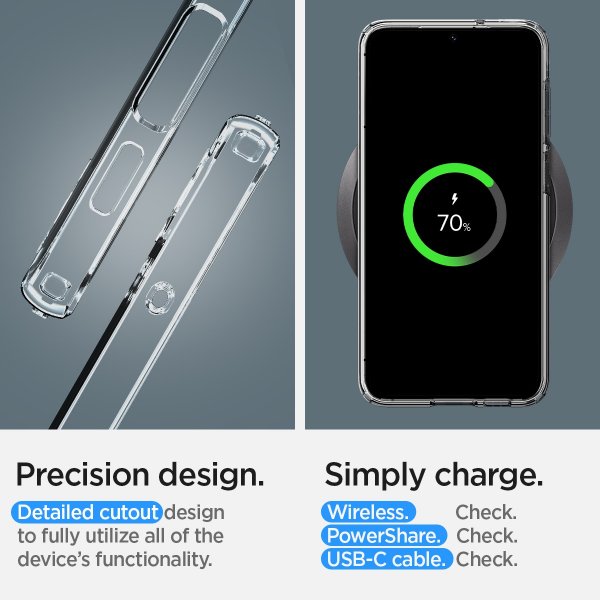 Spigen Samsung Galaxy S23 Deksel Liquid Crystal Crystal Clear
