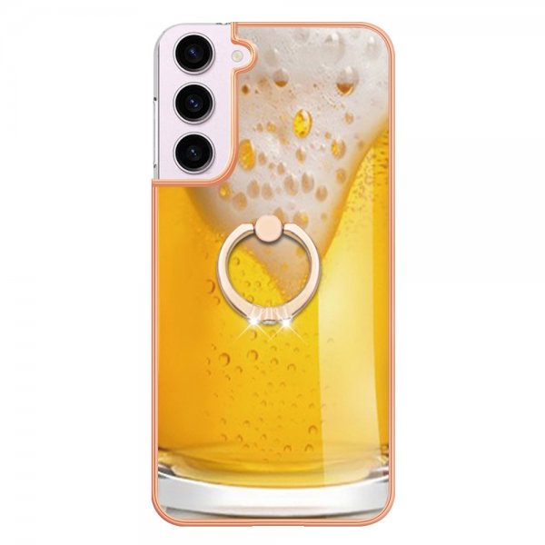 Samsung Galaxy S23 Deksel Finger Ring Motiv øl