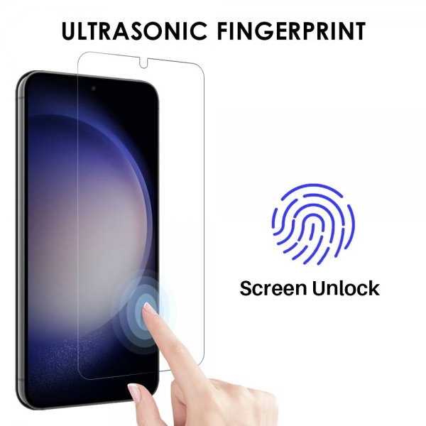 Northjo Samsung Galaxy S23 Deksel med Skjermbeskytter og Kamerabeskytter 3-i-1