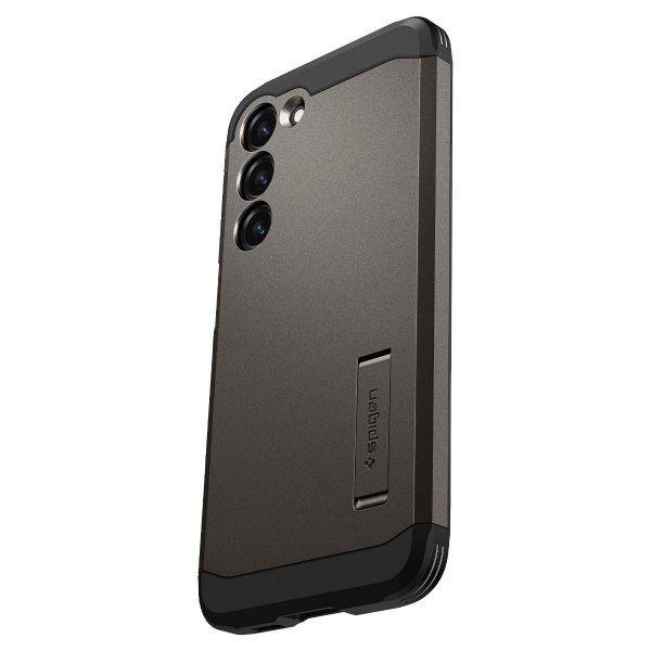 Spigen Samsung Galaxy S23 Deksel Tough Armor Gunmetal