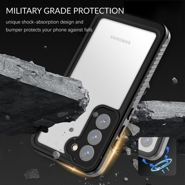Redpepper Samsung Galaxy S23 Deksel Vanntett IP68 Svart