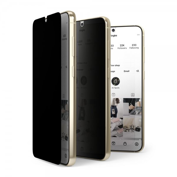 Ringke Samsung Galaxy S23 Skjermbeskytter Privacy Glass